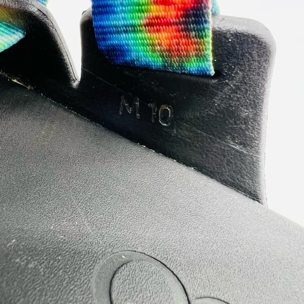 CHACO MEN’S DARK TIE DYE CHILLO SLIDES SIZE 10